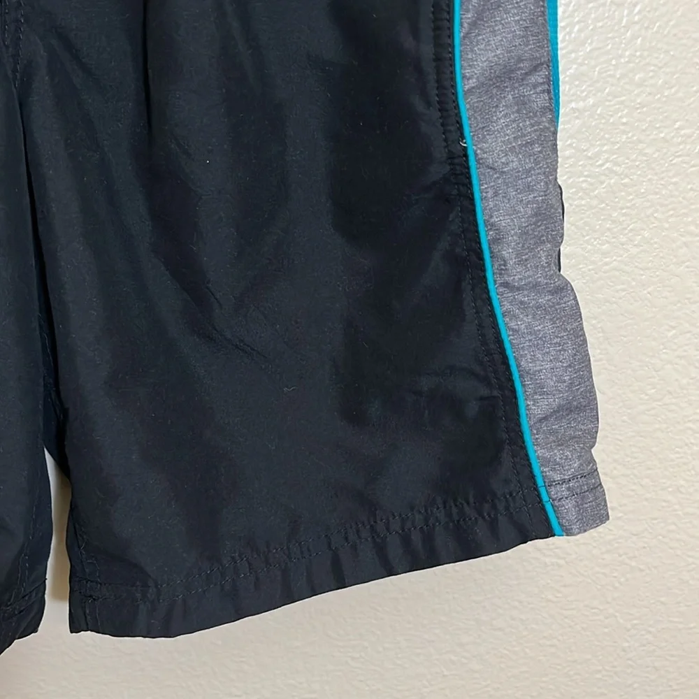 Speedo Black Gray Swim Shorts